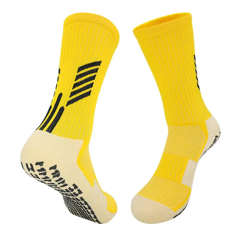 High Quality Anti Slip Soccer Socks Adults Kids Sport Towel Bottom Cotton Mid Tube Non Slip Football Hockey Baseball Grip Sock