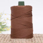 Summer Crochet Yarn Ice Rope 3mm Thread For Hand Knitting Bag Sun Hats Shoes Woven DIY Hook Cushion Silk Medium Thick About 200m