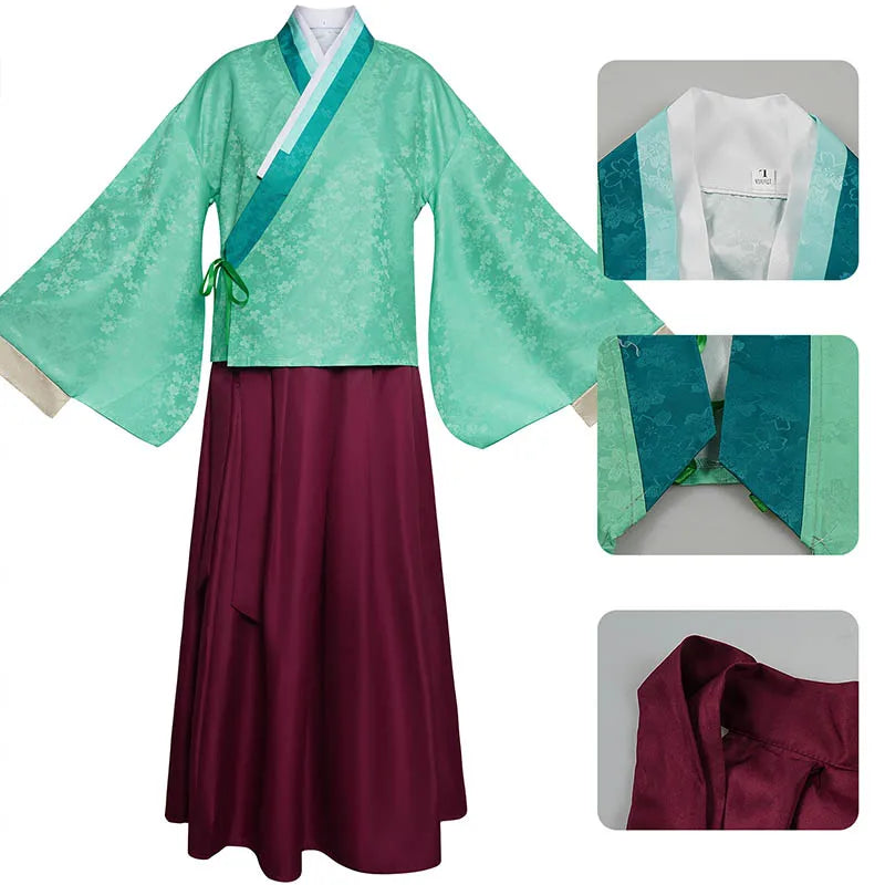 Maomao Cosplay Costume Anime Apothecary Diaries Outfits Mao Mao Kimono Halloween Carnival Party For Women