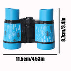 4x30 Binoculars Plastic Children Colorful Lightweight for Kids Contemporary Styling Compact Eyepiece Optical