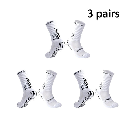 1/2/3 Pairs Soccer Socks Gym Socks Football Socks Men Women Non-slip Elastic Sport Grip Socks Floor Yoga Socks Cycling Socks