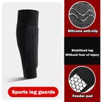 Football Shin Guard Socks Sleeves with Foam,Calf Compression Sleeve Honeycomb Pads,Sports Legging & Soccer Equipment