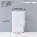 3/4/5/6 Inch 80/160 Slots Transparent Photo Album Idol Photocard Holder Idol Star Card Collect Book Creative Photo Card Holder