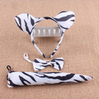Anime Cute Animal Dress Cosplay Giraffe Frog Tiger Mouse Monkey Costumes Accessory Sweet Headwear Tail Bow Birthday Day Gifts