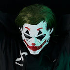 Cyberpunk Masks Clown Braids 2d Cosplay Resin Custom Products Halloween Anime Role-Playing Props And Gifts Toys