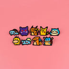 Cartoon Animals Enamel Pins Cute Duck Brooches Badges for Backpacks Jackets Hats Retro Collection Gifts Cosplay Accessories