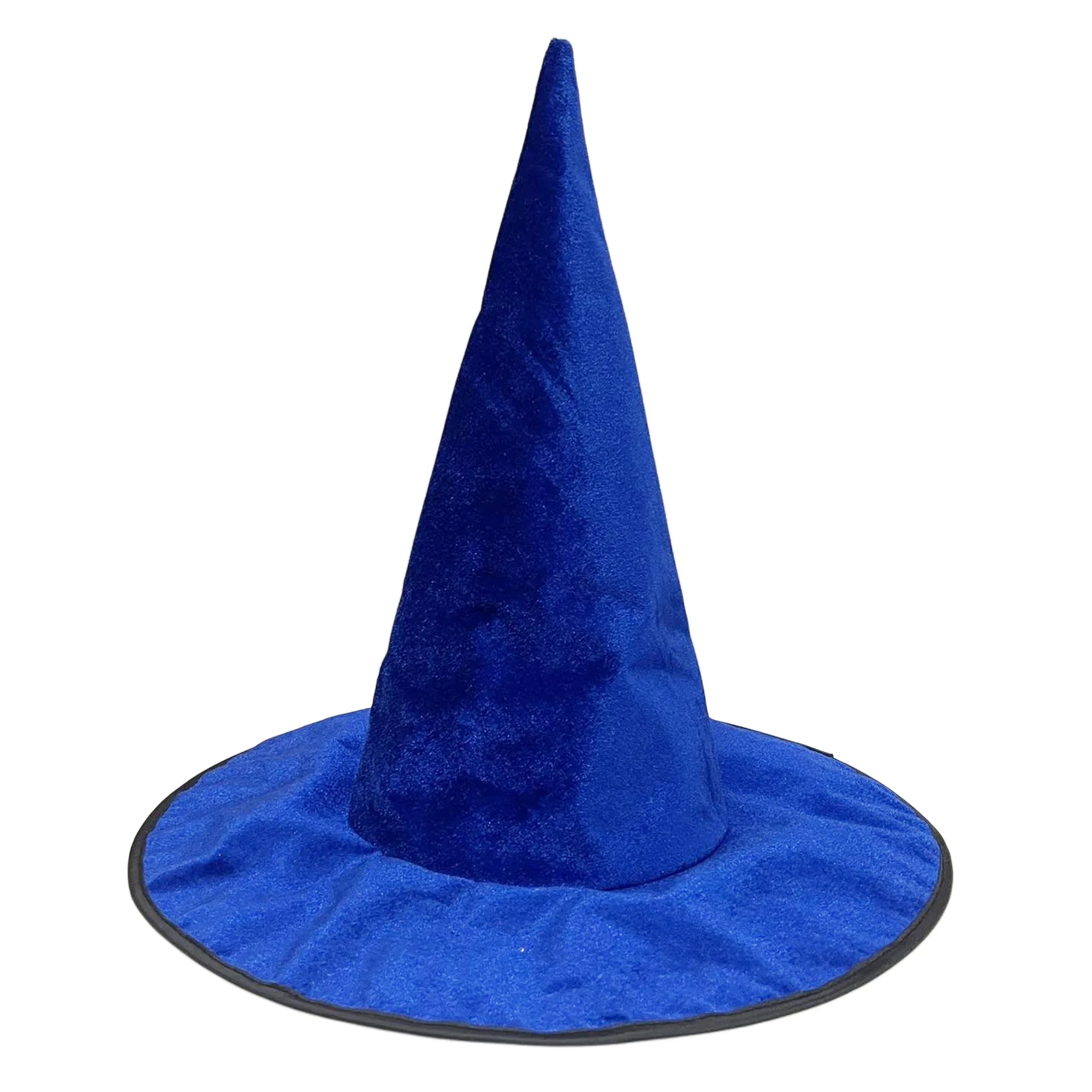 Halloween Witch Hat Flannel Wizard Costume Hat for Parties