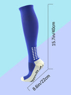New Long Football Socks Silicone Suction Cup Grip Anti Slip Soccer Socks Sports Men Women Baseball Rugby Socks