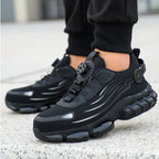 Indestructible Steel Toe Work Shoes for Men Women Rotating Button Safety Shoes Lightweight Construction Work Safety Shoes