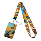 Cute Anime Lanyards For Key Neck Strap Lanyards ID Badge Holder Keychain Key Holder Hang Rope Keyrings Accessories Gifts