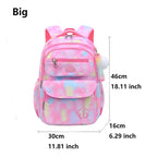 Children Girl Backpack Waterproof Pink School Bag for Kids Comfort