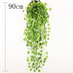 Hand Made Wicker Rattan Flower Planter Wall Hanging Wicker Rattam Basket Garden Vine Pot Plants Holder Garden Pots Wall Planter