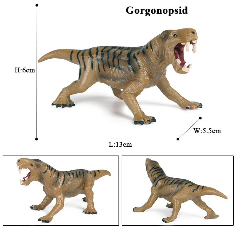 Oenux Prehistoric Wild Animals Doedicurus Armadillo Doedicurus Sabretooth Model Action Figures PVC Collection Toy Kid Gift