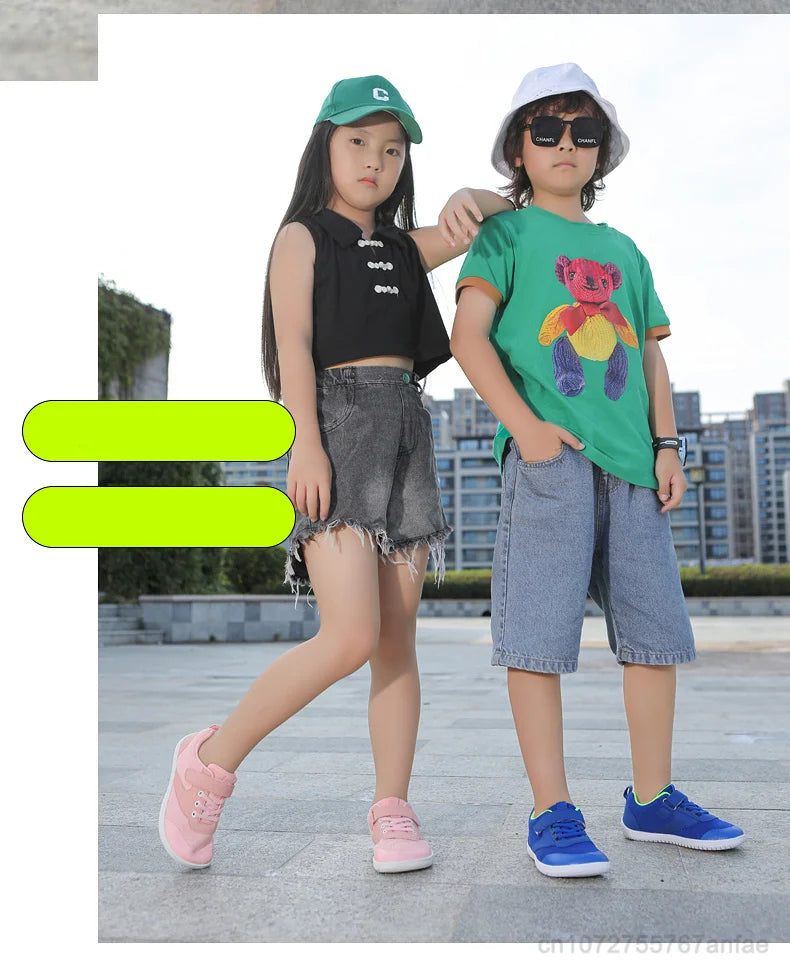 Kids Wide Barefoot Shoes Minimalist Sneakers for Growing Feet