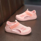 Kids Closed Toe Mesh Sandals Lightweight Beach Shoes for Children
