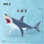 12 Styles Simulated Marine Sea Life Whale Shark Model Ocean Animals Dolphin Creative Home Decor Toys For Children Christmas Gift