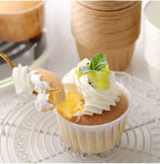 50pcs Golden Muffin Cupcake Paper Cup Oilproof Cupcake Liner Baking Cup Tray Case Caissettes Cupcake Wrapper Paper Wedding Party