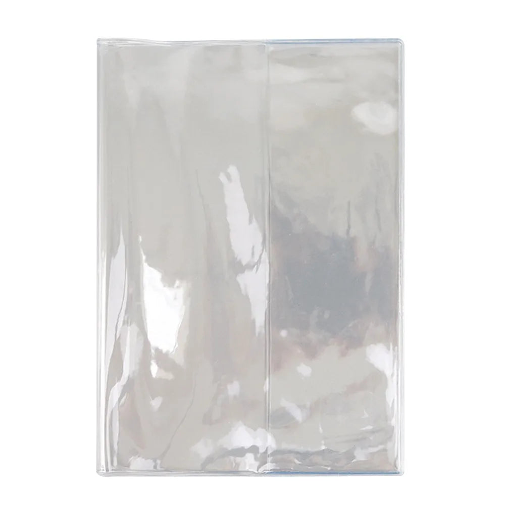 PVC Durable A5/A6 Notebook Protective Sleeve PVC Waterproof Book Cover Transparent Binder Protective Cover Diary
