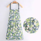 New Cotton Canvas Fashion Waterproof Apron Kitchen Aprons for Women Men Cooking Female Adult Waist Thin Breathable Male Work