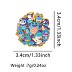 Cute Elf Enamel Pins Kawaii Cartoon Character Brooch Clothing Backpack Lapel Badges Fashion Jewelry Accessories For Friends Gift