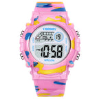 Sport Digital Watch for Kids Waterproof Luminous Children's Electronic LED Watch Fashion Multi-function Week Display Kids Watch