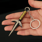 Naruto Weapon Namikaze Minato Ninja Kunai Anime Peripheral 9cm Metal Katana Samurai Sword Model Accessories Keychains Toys Gifts