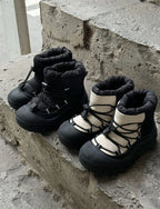 2025 New Winter Children Snow Boots For Boys Waterproof Warm Fur Rubber Sole Non-slip Fashion Girls Boots EU 26-37