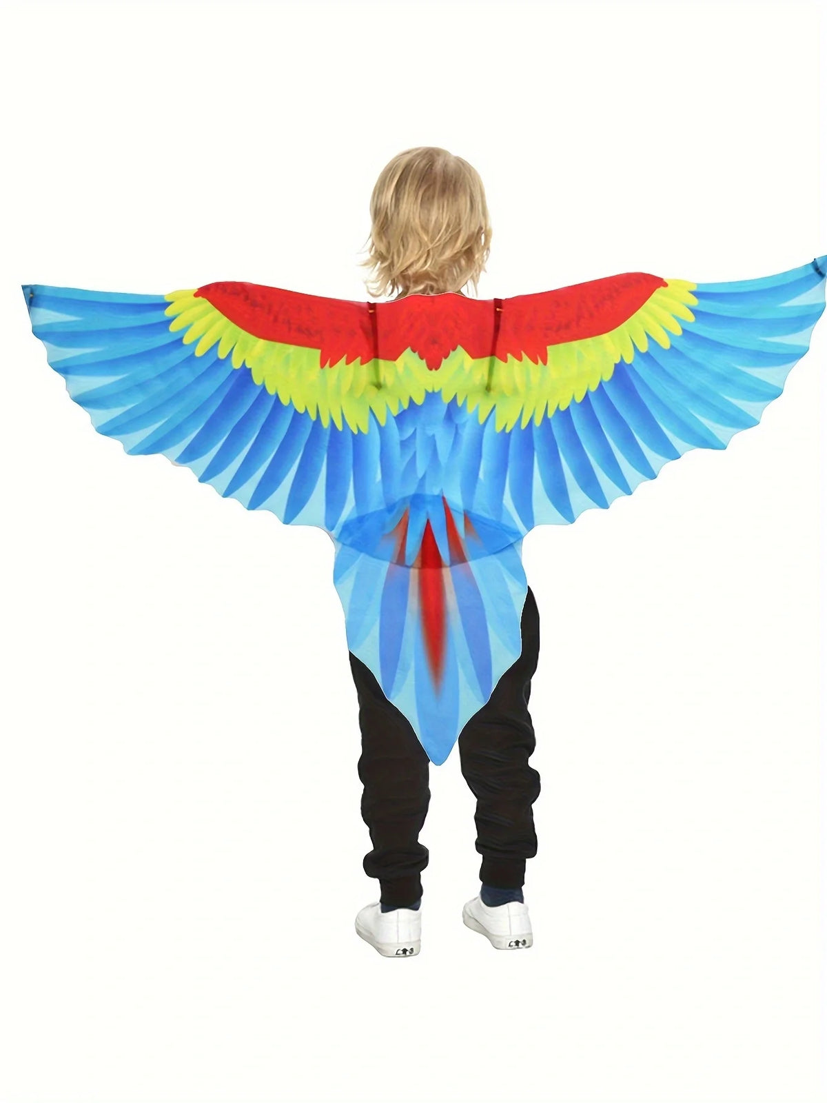 Parrot Wings Cloak Costume Bird Cape Carnival Costume for Masquerade Halloween Carnival Performance Fancy Dress