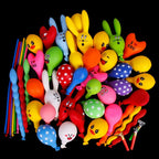 50/100 PcsNo gas pump provided Cartoon Balloons Decoration Helium Inflatable Balloons Animal Duck Rabbit Balloon