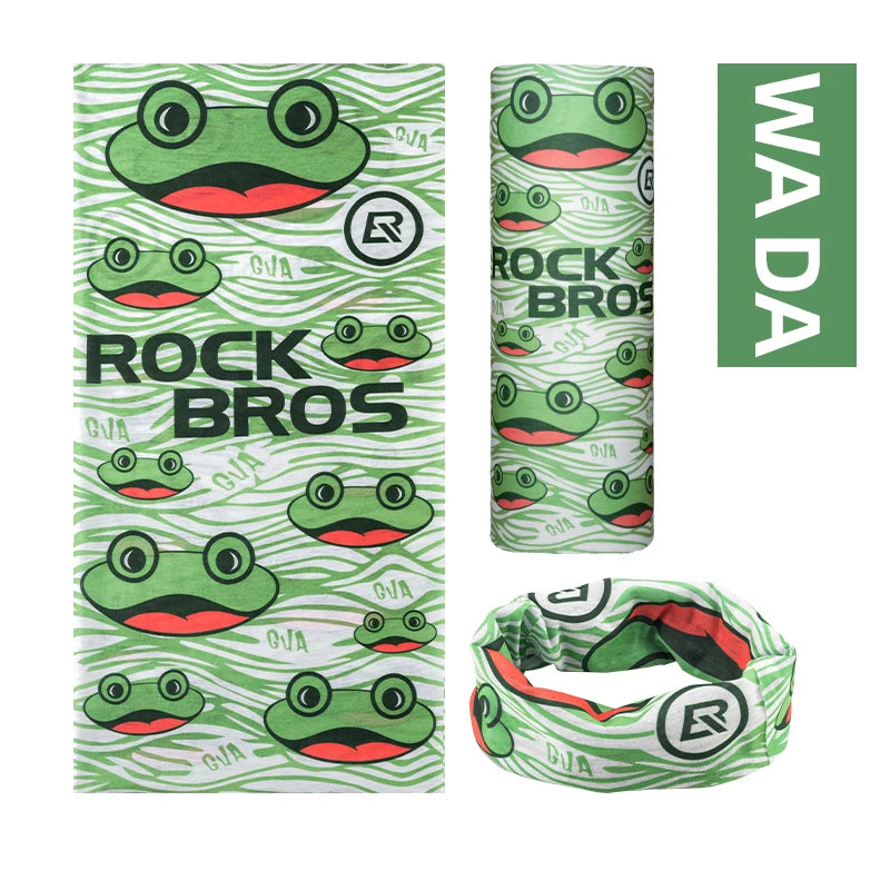 ROCKBROS Cycling Face Mask Sun Protection Hooded Scarfs Summter Breathable Bike Headband Motorcycle MTB Road Bicycle Headscarf