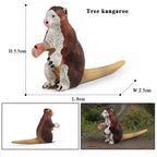 Oenux Wild Animals Simulation Rodent Marmot Mouse Model Squirrel Rat Chinchilla Action Figure Figurine Collection Cute Kid Toy