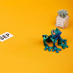 3D Printing Simulation Tree Frog Joint Movable Frog Ornaments Kitchen Home Decoration Office Animal Desk Toy Refrigerator Magnet