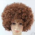 Women Curly Cosplay Wig Short Wavy Curly Hair Colorful Synthetic Wig For Daily Party Men Football Fan Wearing Kids Wigs