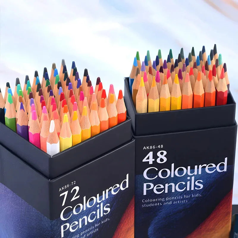 12 Color Oily Colored Pencils Set for Drawing and Sketching
