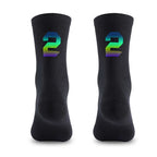 WEST BIKING Professional Cycling Breathable Socks Bicycle Racing Compression Socks Men Soccer Basketball Sports Reflective Socks