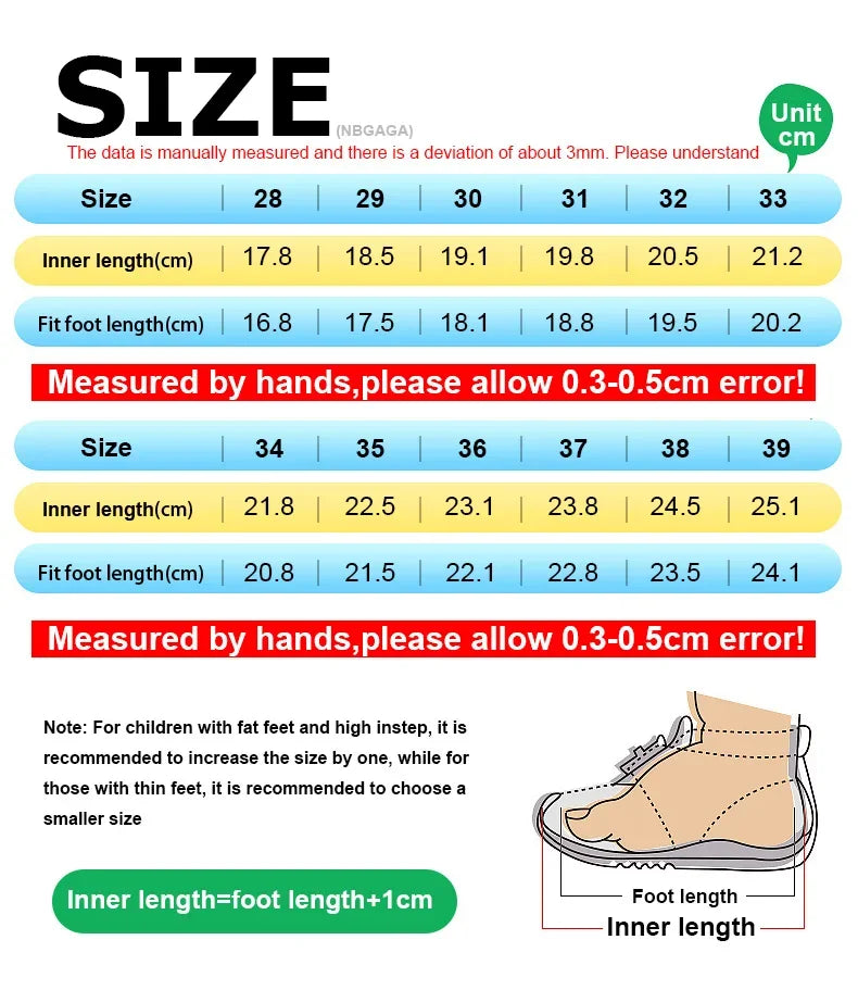 Kids Sneakers Breathable Sports Shoes for School and Play