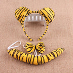 Anime Cute Animal Dress Cosplay Giraffe Frog Tiger Mouse Monkey Costumes Accessory Sweet Headwear Tail Bow Birthday Day Gifts