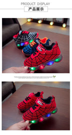 Kids Cartoon Sneakers Breathable Casual Sport Shoes for Children