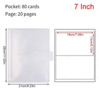 3/4/5/6 Inch 80/160 Slots Transparent Photo Album Idol Photocard Holder Idol Star Card Collect Book Creative Photo Card Holder