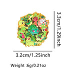 Cute Elf Enamel Pins Kawaii Cartoon Character Brooch Clothing Backpack Lapel Badges Fashion Jewelry Accessories For Friends Gift