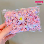 Children's Rubber Band Does Not Hurt The Hair Elastic Girl Head Rope Small Tie Hair Chirp Scrunchies Headdress Baby Accessories