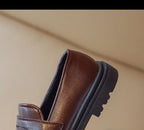 Children's Leather Shoes Classic British Style for Boys Girls