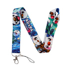 Cute Anime Lanyards For Key Neck Strap Lanyards ID Badge Holder Keychain Key Holder Hang Rope Keyrings Accessories Gifts