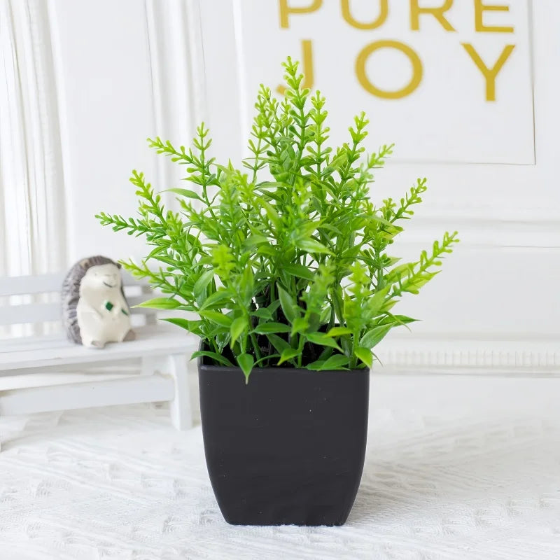 1pc Artificial Green Plants, Home Greening, Outdoor Gardens, Office Decoration, Birthday, Wedding and Party Scene Decorations