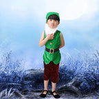 Children Snow White Seven Dwarfs Costume Children Christmas Halloween Short Sleeves Costumes Kids Cosplay Performance Costume