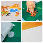 Farm Animals Felt Story Busy Board 4-in-1 Learning Activity Set