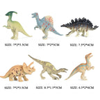 Oenux Mini Wild Forest Animals Insect Dinosaur Model Owl Fox Squirrel Hedgehog Fox Frog Figurines Cake Toppers Kid Toy Gift