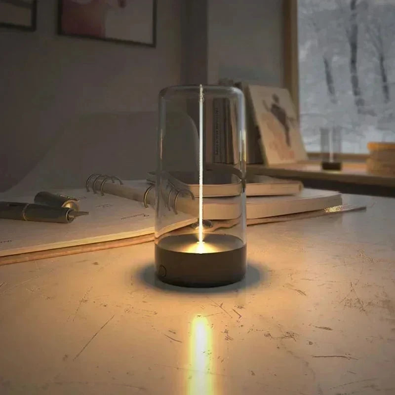 HOMEFISH Portable Quantum Wire Ambient Magnetic Light Type-C Rechargeable Eye Protection Lamp for Bedroom Study Camping Gift