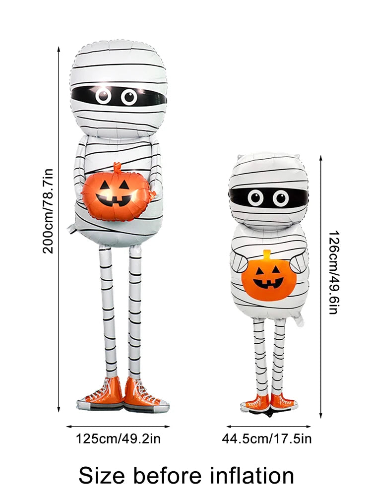 1pc Halloween Mummy balloon, Mummy Pumpkin ForHalloween Decorations, Trick or Treat Party Decoration Supplies, Party Decorations
