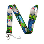 Cute Anime Lanyards For Key Neck Strap Lanyards ID Badge Holder Keychain Key Holder Hang Rope Keyrings Accessories Gifts